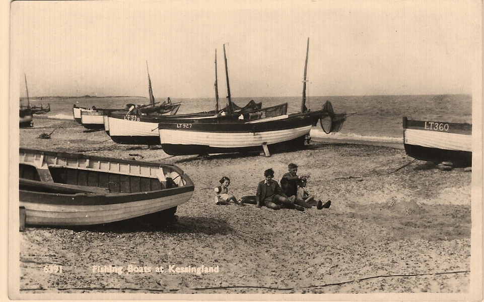 Old photo of Kessingland Coast