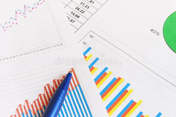 Paper with graphs on with a blue pen sitting on top